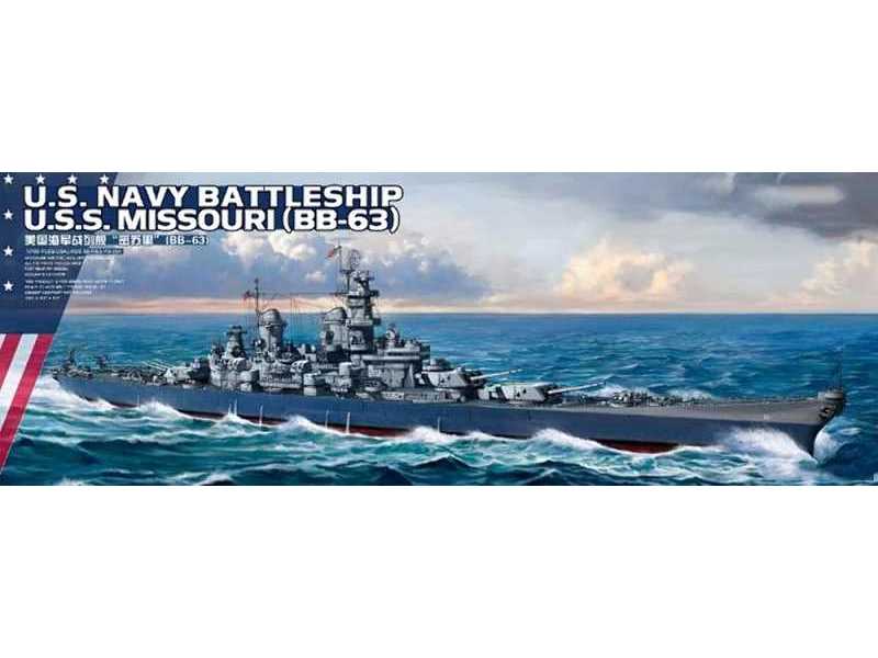 Amerykański pancernik Missouri (BB-63) - zdjęcie 1 Amerykański pancernik Missouri (BB-63) - zdjęcie 1