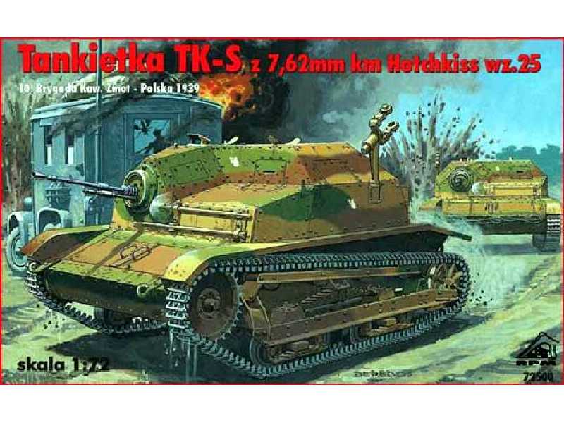 Tankietka TK-S z 7.62 MG Hotchkiss Mk.25 - Polska 1939 - zdjęcie 1 Tankietka TK-S z 7.62 MG Hotchkiss Mk.25 - Polska 1939 - zdjęcie 1