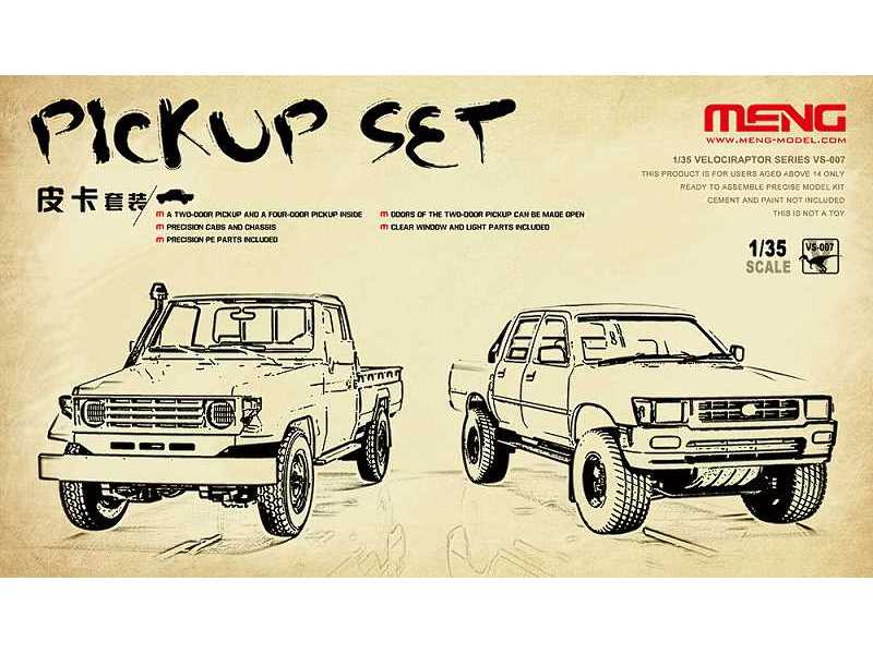 Pickup Set - 2 modele - Toyota Hilux - zdjęcie 1