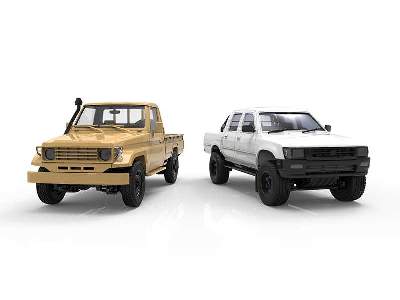 Pickup Set - 2 modele - Toyota Hilux - zdjęcie 2