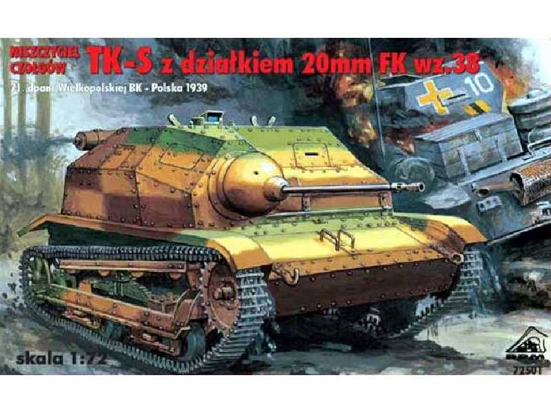 Niszczyciel czołgów TK-S z działkiem 20mm FK Mk.38 - zdjęcie 1 Niszczyciel czołgów TK-S z działkiem 20mm FK Mk.38 - zdjęcie 1