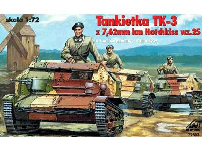 Tankietka TK-3 z 7.62 MG Hotchkiss Mk.25 - Polska 1939 - zdjęcie 1