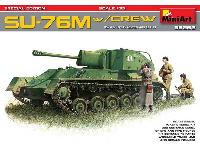 Su-76M z załogą - wydanie specjalne - zdjęcie 1 Su-76M z załogą - wydanie specjalne - zdjęcie 1