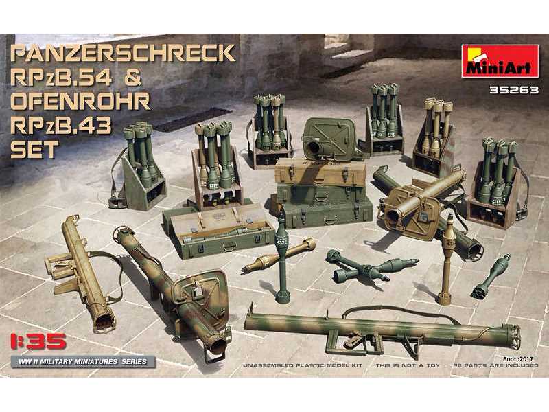 Panzerschreck Rpzb.54 i Ofenrohr Rpzb.43 - zestaw - zdjęcie 1 Panzerschreck Rpzb.54 i Ofenrohr Rpzb.43 - zestaw - zdjęcie 1