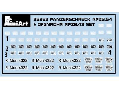 Panzerschreck Rpzb.54 i Ofenrohr Rpzb.43 - zestaw - zdjęcie 2