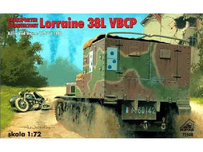 Transporter opancerzony Lorraine 38L VBCP - Francja 1940 - zdjęcie 1 Transporter opancerzony Lorraine 38L VBCP - Francja 1940 - zdjęcie 1