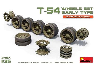 Zestaw kół do czołgów T-54 (wczesny) - zdjęcie 1