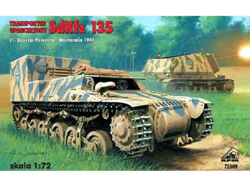 Transporter opancerzony SdKfz 135 - Normandia 1944 - zdjęcie 1 Transporter opancerzony SdKfz 135 - Normandia 1944 - zdjęcie 1