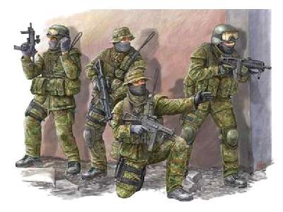 Figurki Modern German KSK Commandos - zdjęcie 1