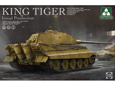 King Tiger - ciężki czołg niemiecki - początkowa produkcja - zdjęcie 1