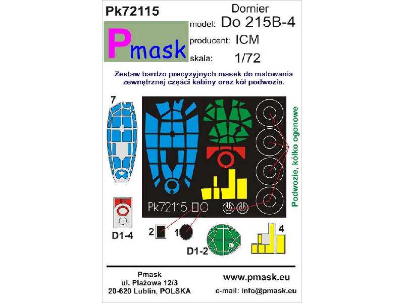 Dornier Do-215b-4 (ICM) - zdjęcie 1