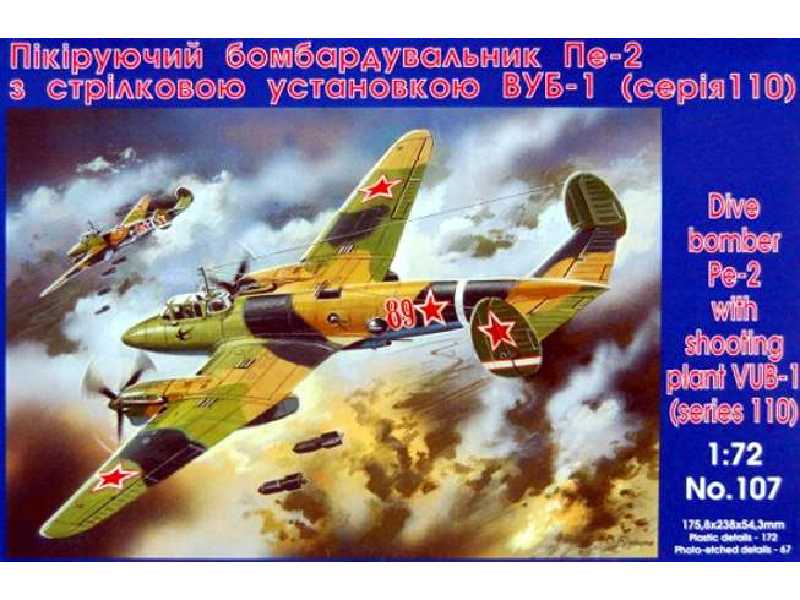 Bombowiec nurkujący Pe-2 ze stanowiskiem VUB-1 (seria 110)  - zdjęcie 1