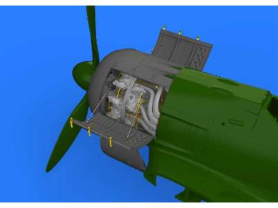 Fw 190A-5 engine 1/48 - Eduard - zdjęcie 6