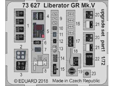 Liberator GR Mk. V upgrade set 1/72 - Eduard - zdjęcie 1