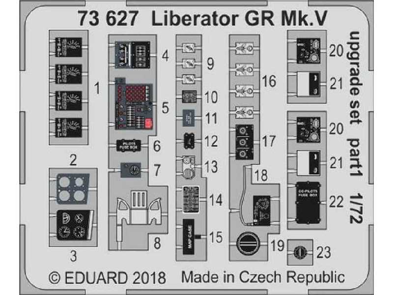 Liberator GR Mk. V upgrade set 1/72 - Eduard - zdjęcie 1 Liberator GR Mk. V upgrade set 1/72 - Eduard - zdjęcie 1