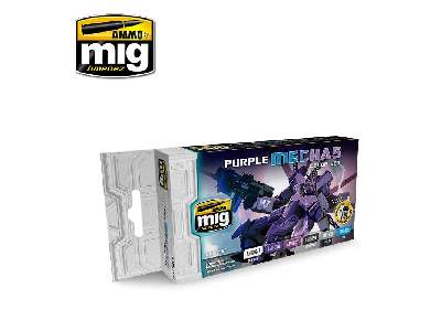 A.Mig-7157 Purple Mechas Color Set - zdjęcie 1