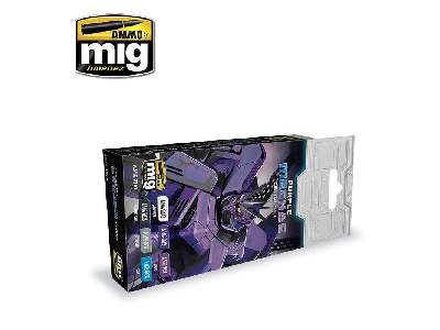 A.Mig-7157 Purple Mechas Color Set - zdjęcie 3