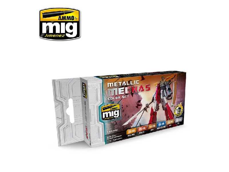 A.Mig-7158 Metallic Mechas Color Set - zdjęcie 1 A.Mig-7158 Metallic Mechas Color Set - zdjęcie 1