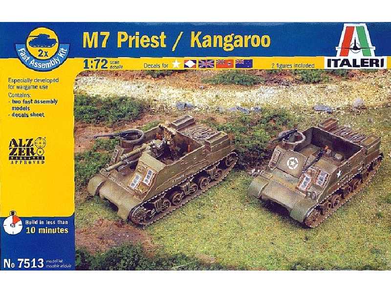 M7 Priest / Kangaroo - 2 modele do szybkiego złożenia - zdjęcie 1 M7 Priest / Kangaroo - 2 modele do szybkiego złożenia - zdjęcie 1