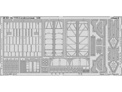 He 111H-3 undercarriage 1/48 - Icm - zdjęcie 1