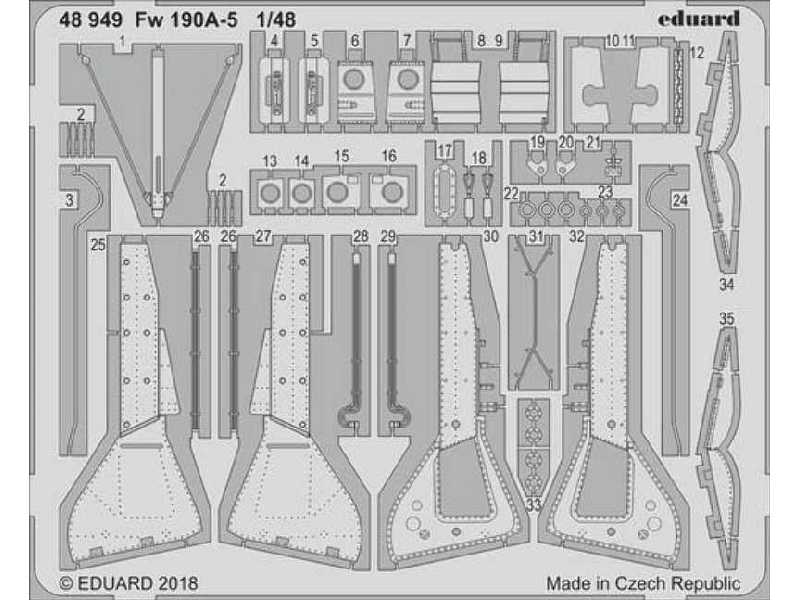 Fw 190A-5 1/48 - Eduard - zdjęcie 1 Fw 190A-5 1/48 - Eduard - zdjęcie 1