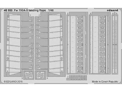 Fw 190A-5 landing flaps 1/48 - Eduard - zdjęcie 1