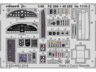 He 111H-3 nose interior 1/48 - Icm - zdjęcie 1