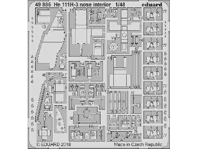 He 111H-3 nose interior 1/48 - Icm - zdjęcie 2