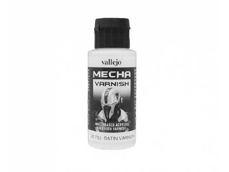 Mecha Satin Varnish - lakier bezbarwny satynowy - 60ml - zdjęcie 1 Mecha Satin Varnish - lakier bezbarwny satynowy - 60ml - zdjęcie 1