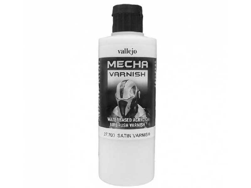 Mecha Satin Varnish - lakier bezbarwny satynowy - 200ml - zdjęcie 1 Mecha Satin Varnish - lakier bezbarwny satynowy - 200ml - zdjęcie 1