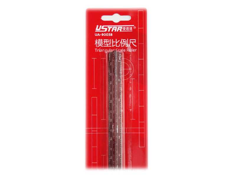 Linijka trójkątna - długość 17cm - zdjęcie 1 Linijka trójkątna - długość 17cm - zdjęcie 1