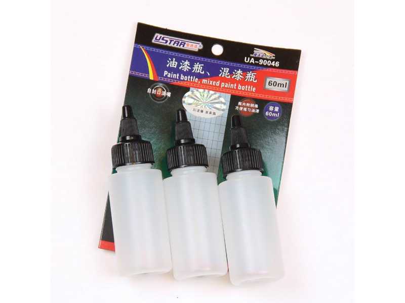 3 buteleczki plastikowe do mieszania farby 30 ml - zdjęcie 1 3 buteleczki plastikowe do mieszania farby 30 ml - zdjęcie 1