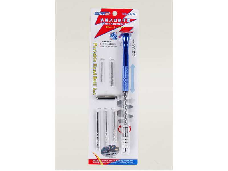 Wiertarka mini z wiertłąmi 1-3 mm - zdjęcie 1 Wiertarka mini z wiertłąmi 1-3 mm - zdjęcie 1