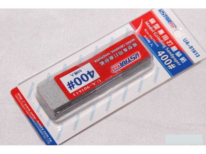 Mini papier ścierny 400 - 50 sztuk - zdjęcie 1 Mini papier ścierny 400 - 50 sztuk - zdjęcie 1