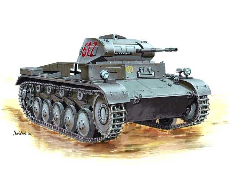 Pzkpfw II Ausf B - zdjęcie 1 Pzkpfw II Ausf B - zdjęcie 1