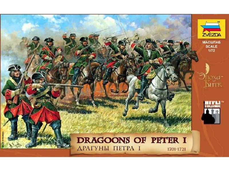 Figurki Dragoni Piotr I - 1701 - 1721 r. - zdjęcie 1 Figurki Dragoni Piotr I - 1701 - 1721 r. - zdjęcie 1