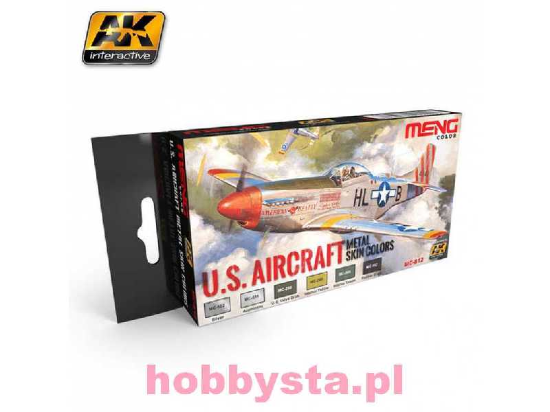 Mc-812 U.S. Aircraft Metal Skin Colors Set - zdjęcie 1 Mc-812 U.S. Aircraft Metal Skin Colors Set - zdjęcie 1