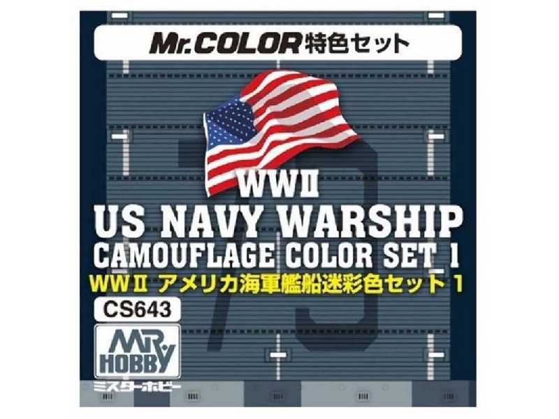 WWII US Navy Warship Camouflage Colour Set 1 - zdjęcie 1