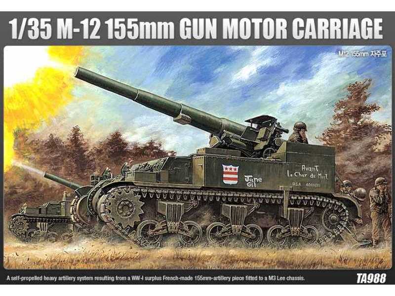 M-12 155mm Gun Motor Carriage King Kong - działo samobieżne - zdjęcie 1 M-12 155mm Gun Motor Carriage King Kong - działo samobieżne - zdjęcie 1