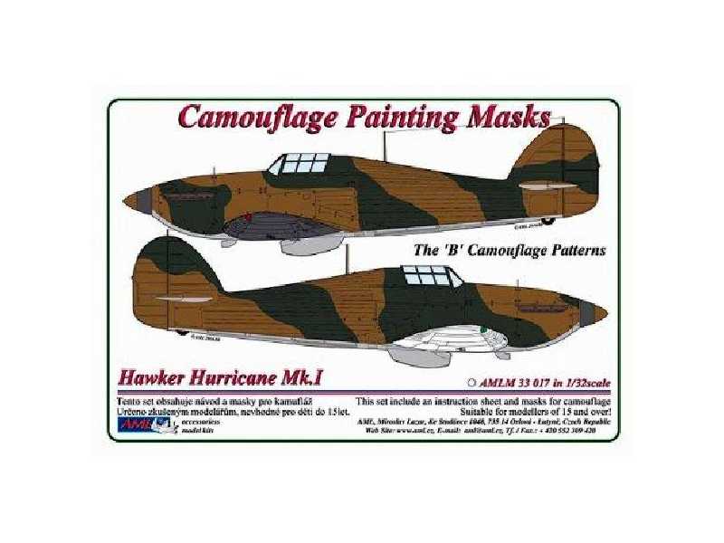 Hawker Hurricane Mk.I - Camouflage Painting Masks - zdjęcie 1 Hawker Hurricane Mk.I - Camouflage Painting Masks - zdjęcie 1