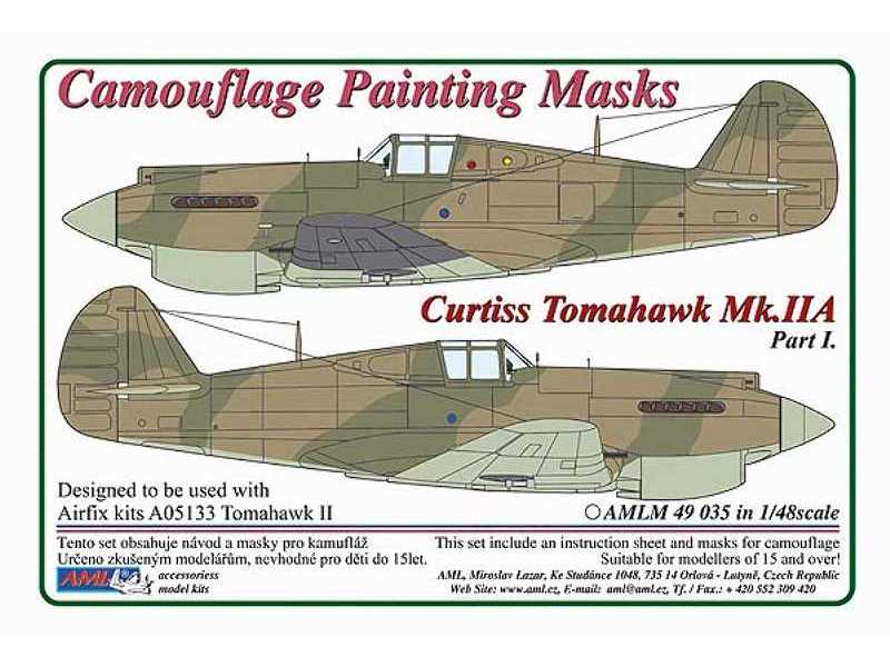 Maska Curtiss Tomahawk Mk.Iib P.1 - zdjęcie 1 Maska Curtiss Tomahawk Mk.Iib P.1 - zdjęcie 1