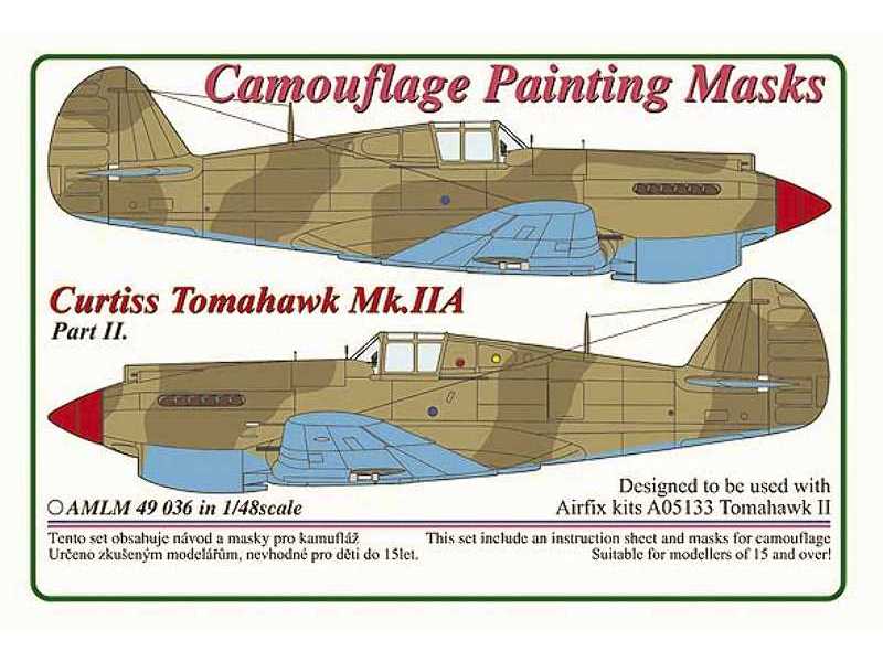 Maska Curtiss Tomahawk Mk.Iib P.2 - zdjęcie 1 Maska Curtiss Tomahawk Mk.Iib P.2 - zdjęcie 1