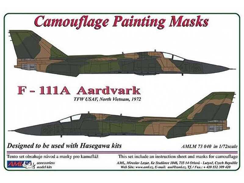 Maska F-111 Aardvark - zdjęcie 1 Maska F-111 Aardvark - zdjęcie 1