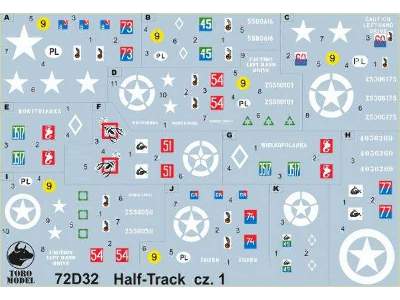 M2/M3/M5/M9A1/M14/M16 Half Track w polskiej służbie cz.1 - 1/72 - zdjęcie 1