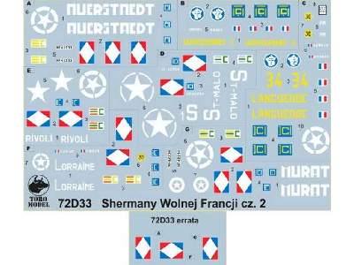 Shermany Wolnej Francji cz.2 - 1/72 - zdjęcie 1