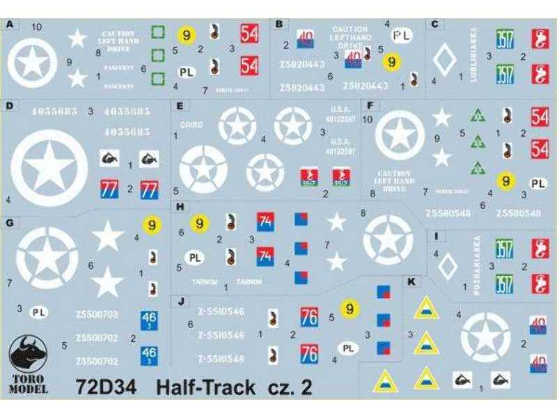 M3/M5/M5A1/M9/M9A1 Half Track w polskiej służbie cz.2 1/72 - zdjęcie 1