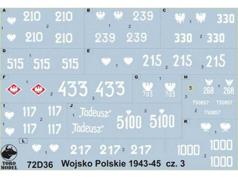 Wojsko Polskie 1943-45 cz.3 - 1/72 - zdjęcie 1 Wojsko Polskie 1943-45 cz.3 - 1/72 - zdjęcie 1