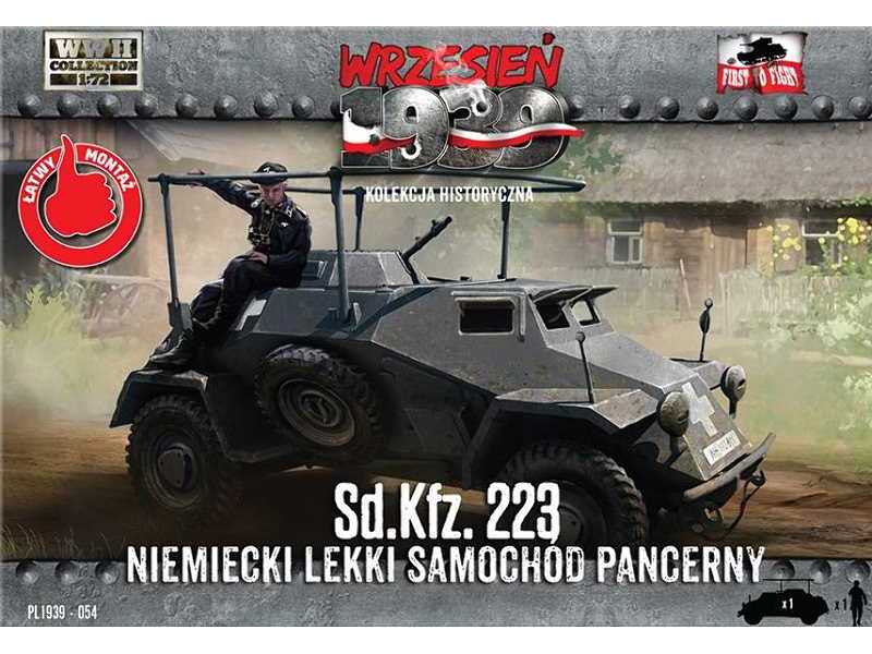 Niemiecki lekki samochód pancerny Sd.Kfz. 223 - zdjęcie 1 Niemiecki lekki samochód pancerny Sd.Kfz. 223 - zdjęcie 1