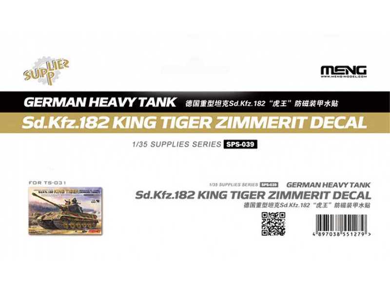 Zimmerit samoprzylepny do Sd.Kfz.182 King Tiger - zdjęcie 1 Zimmerit samoprzylepny do Sd.Kfz.182 King Tiger - zdjęcie 1