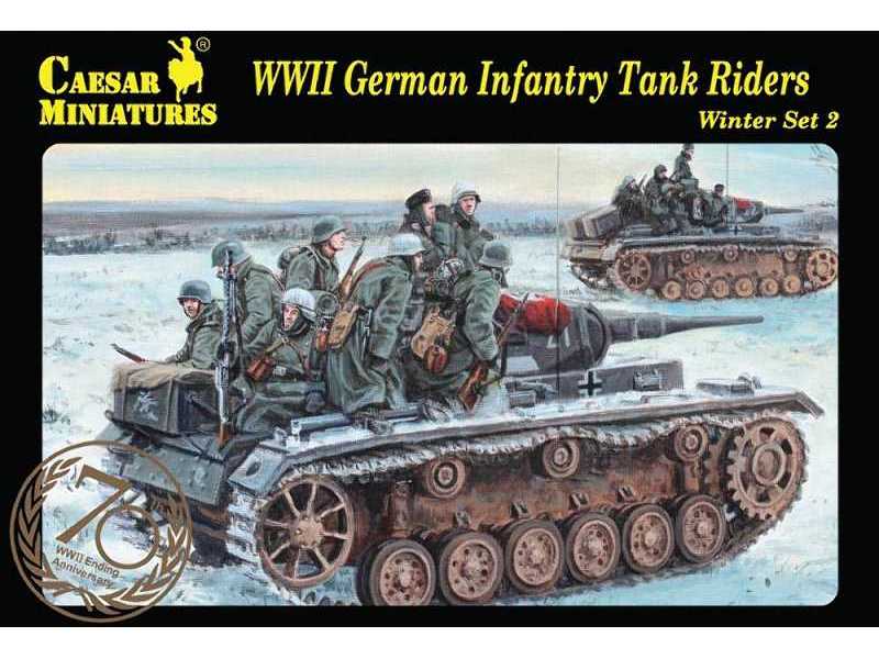 Niemiecka piechota - Tank Riders - zima - zestaw nr 2 - zdjęcie 1 Niemiecka piechota - Tank Riders - zima - zestaw nr 2 - zdjęcie 1